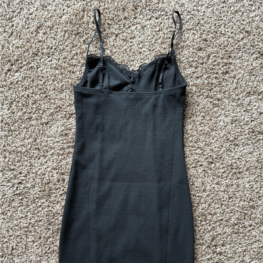 Elegant Black Slip Dress